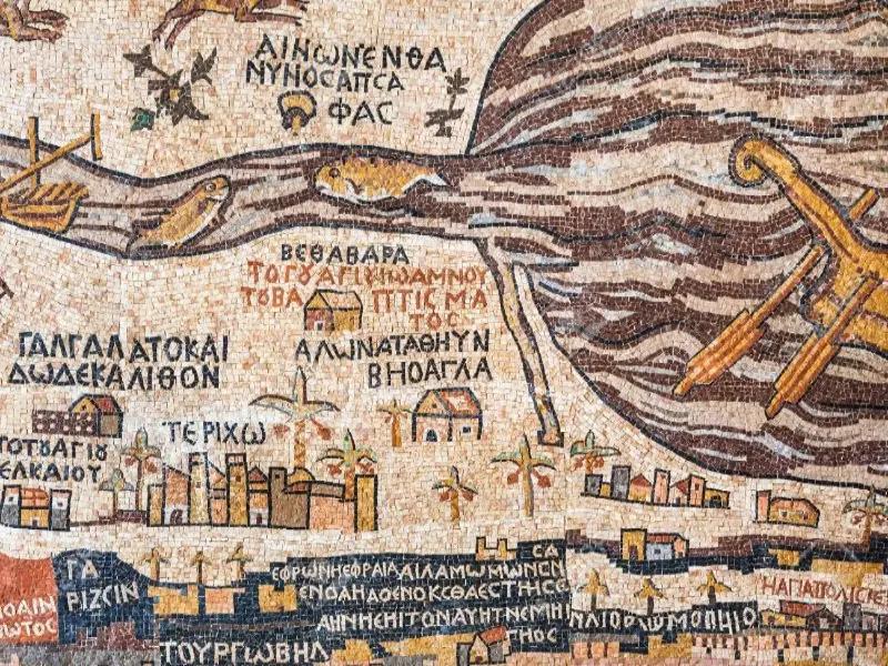 Biblical day tour from Amman to Madaba, Mt. Nebo and floating the Dead Sea